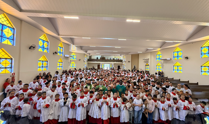Forania de Nova Andradina realiza Encontro de Coroinhas e Servidores do Altar em Batayporã